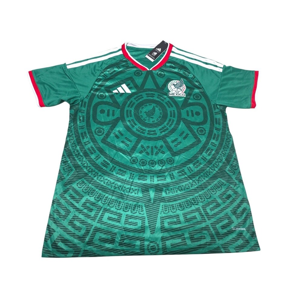 Mexico Adidas 2026 World Cup National Green Men's Soccer Jersey JL8537 SIZE XL